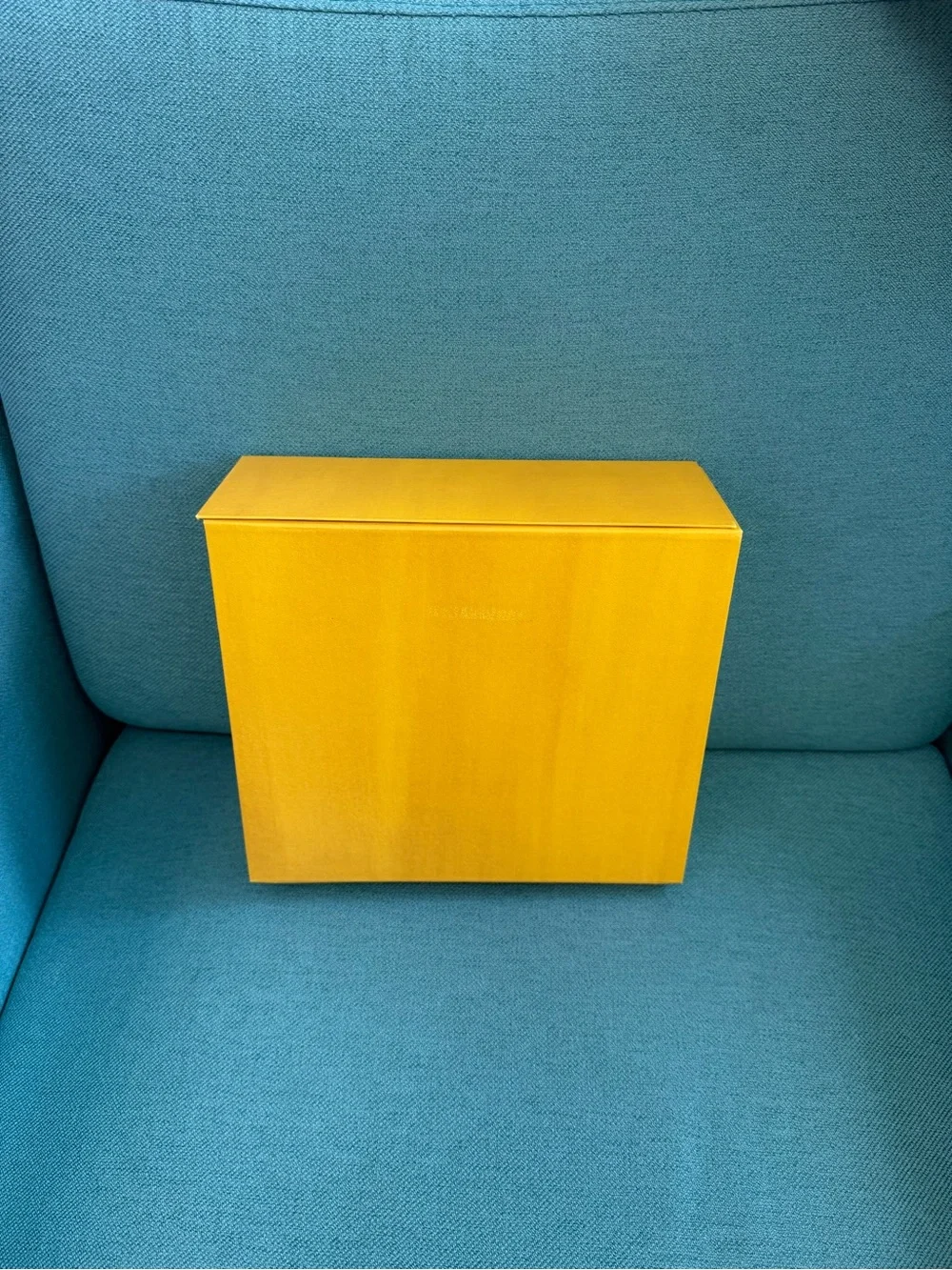Fendi Box in Yellow with Black Logo